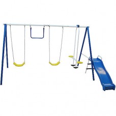 Flexible Flyer Swing Free Metal Swing Set   551105217